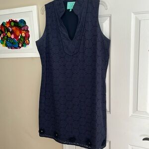 Navy Sleeveless Dress